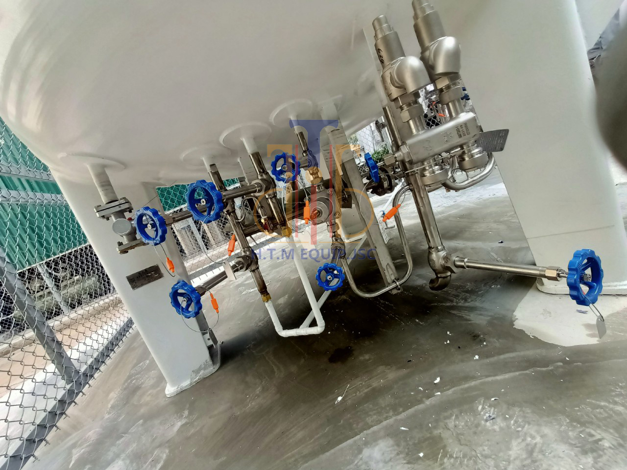 Lắp đặt bồn chứa khí hoá lỏng 5m3 3